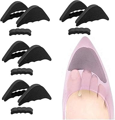 4 paires d'inserts de chaussures, inserts d'orteils elekdon et inserts de chaussures