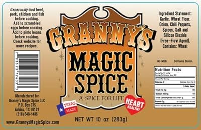 Bouteille granny's magic spice de 10 oz (paquet de 3) (original). La boutique en ligne DIAYTAR COTE D'IVOIRE propose une grande variété de produits, allant des articles ménagers aux produits électroniques. Avec plus de 300 000 références, les clients peuvent choisir parmi une multitude d'articles pour répondre à leurs besoins et à leurs envies. La boutique est connue pour son large choix de produits.