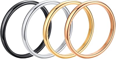 Ensemble de bagues pour femmes, filles et adolescentes - or rose, argent, noir et or classique tout en un en acier inoxydable de couleur pure, beau design de boule, sans pierres précieuses. DIAYTAR COTE D'IVOIRE est une plateforme de commerce en ligne qui propose une expérience d'achat unique et personnalisée. Avec plus de 300 000 références de produits, les clients peuvent trouver des produits qui répondent à leurs besoins spécifiques. Elle propose également des promotions et des offres spéciales pour aider les clients à économiser de l'argent.