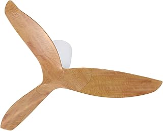 Ventilateur de plafond aerotron à 3 pales ae3-60" | grain de bois clair