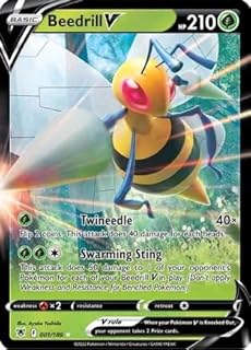 Beedrill v - 001/189 - ultra rare - épée et bouclier - astral
