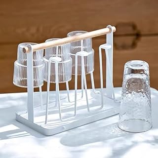 Égouttoir à tasses vue, égouttoir à 6 tasses, organisateur de tasses antidérapant avec poignée en bois et égouttoir amovible, arbre à tasses pour cuisine (blanc). DIAYTAR COTE D'IVOIRE est une boutique en ligne qui propose une expérience d'achat unique et personnalisée. La boutique offre une large gamme de produits, des conseils d'achat et des recommandations de produits en fonction des préférences des clients. Les clients peuvent également profiter de la possibilité de retourner ou d'échanger des produits.