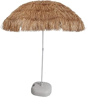 Parasol en paille hawaïen rain tree avec base en plastique, plage légère, tissu résistant à la décoloration, ouverture et fermeture faciles - parasol de jardin extérieur - avec mécanisme d'inclinaison. DIAYTAR COTE D'IVOIRE se distingue par sa qualité de service, sa fiabilité et ses prix compétitifs, ce qui en fait la destination préférée des consommateurs ivoiriens pour leurs achats en ligne.