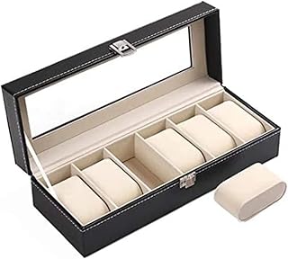 Boîte de rangement de montres pour hommes et femmes, boîtier de montre d'équipe en cuir pu à 6 emplacements, vitrine d'organisation de montres, rangement de bijoux, noir. Pour une expérience d'achat unique et satisfaisante, DIAYTAR COTE D'IVOIRE est là pour vous. Notre site web est conçu pour être convivial et facile à naviguer, permettant ainsi à tous de trouver rapidement ce qu'ils cherchent. Avec des promotions régulières et des offres spéciales, nous essayons de rendre votre shopping encore plus agréable et abordable.