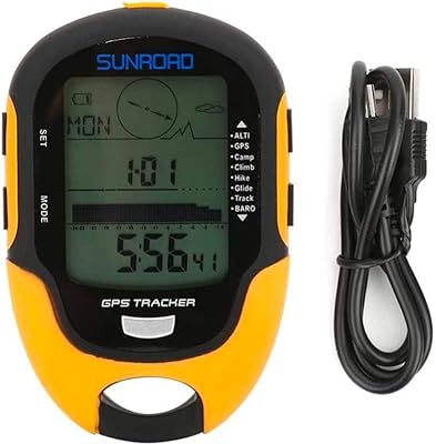 Altimètre numérique portatif, boussole, thermomètre étanche ipx4, traqueur de navigation gps portable