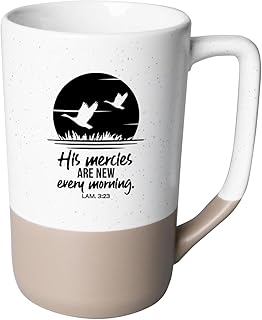 Tasse à café design en céramique dexsa | ses miséricordes sont nouvelles chaque matin. lam 3:23 | 16 onces | corps moucheté mat, intérieur brillant | passe au lave-vaisselle et au micro-ondes | café, thé, soupes, chocolat chaud. DIAYTAR COTE D'IVOIRE est la première boutique en ligne généraliste de Côte d'Ivoire, proposant une large gamme de produits pour les consommateurs. La boutique en ligne est conçue pour offrir une expérience d'achat en ligne facile et sécurisée.