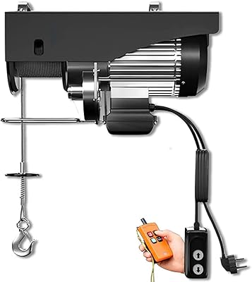 Palan électrique pour petite maison 220v, avec télécommande sans fil, adapté au commerce/maison/entrepôt/garage