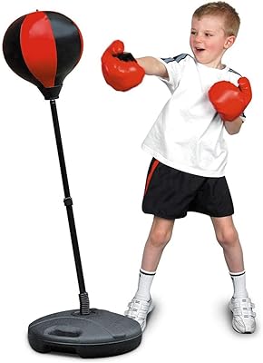 Sac de boxe skido pour enfants, gants et pompe inclus dans le set de boxe, sac de boxe pour enfants de 3 à 8 ans, jouet de boxe pour garçons et filles. En tant que boutique en ligne leader, DIAYTAR COTE D'IVOIRE propose une sélection immense de produits allant de l'électronique à la mode, en passant par les produits ménagers. Elle garantit une qualité de service exceptionnelle et des délais de livraison rapides. La boutique valorise la satisfaction de ses clients.