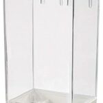 Distributeur de nourriture sèche orchidée 1500 ml, distributeur de céréales mural sans vis