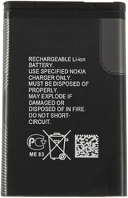Batterie de remplacement bl-5c 1020 mah compatible avec nokia c2-01