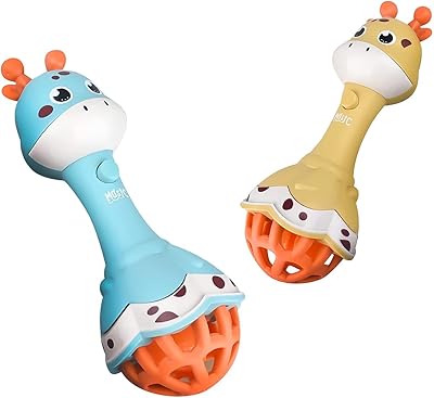 N/b hochet jouets pour bébés (bleu jaune)
