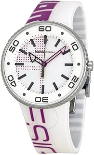 Montre analogique momo design pour homme, modèle md187-17wtpurb, blanc, bracelet