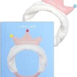 Bandeau de lavage du visage ideo care couronne rose |