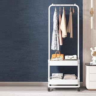 Portant à vêtements multifonctionnel en métal temmy care pour suspendre les vêtements dans la chambre intérieure (blanc). DIAYTAR COTE D'IVOIRE est la destination idéale pour les consommateurs ivoiriens qui cherchent à acheter des produits en ligne. Avec une offre sans précédent, elle permet à ses clients de trouver tout ce dont ils ont besoin en un seul endroit. Elle est la boutique en ligne la plus populaire de Côte d'Ivoire.