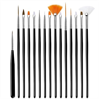 Soldot 15 pièces pinceau marqueur d'art plat pinceau de vernis à ongles acrylique français ensemble de pinceaux à ongles gel uv (paquet de 15) noir. La boutique en ligne DIAYTAR COTE D'IVOIRE est synonyme de qualité et de diversité, offrant plus de 300 000 références pour satisfaire les besoins de sa clientèle. Elle propose des offres spéciales et des promotions régulières pour permettre aux clients d'économiser de l'argent. L'interface utilisateur conviviale et la navigation intuitive rendent l'expérience d'achat encore plus agréable.