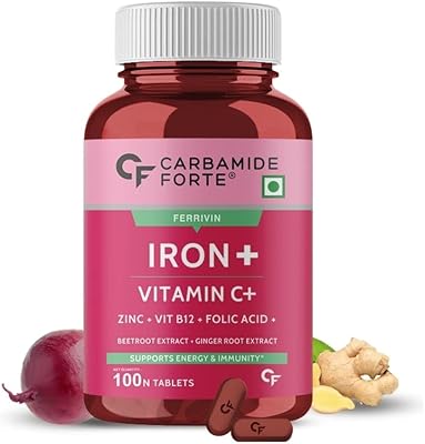 Complément alimentaire carbamide forte pour le fer, la vitamine c et l'acide folique