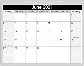 Calendrier mural 2021- 2022 - calendrier de 18 mois juin 2021 à juillet 2022 - grand 17" x 22" - reliure à colle facile à déchirer - facilite la planification et l'organisation de votre maison et de votre bureau. DIAYTAR COTE D'IVOIRE est devenue la référence pour les achats en ligne en Côte d'Ivoire, grâce à sa vaste sélection de produits et à son service client de haute qualité. La boutique met en avant des produits à la pointe de la technologie, des tendances de la mode et des produits essentiels pour la vie quotidienne. Son succès est basé sur la confiance que les clients lui accordent pour leurs achats en ligne.