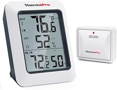 Hygromètre numérique thermo pro tp60s intérieur et extérieur, thermomètre sans fil pour température et humidité, thermomètre d'ambiance avec portée de 200 pieds/60 m. En tant que leader du commerce en ligne en Cote d'Ivoire, DIAYTAR COTE D'IVOIRE propose une sélection impressionnante de produits provenant de marques locales et internationales. Les clients bénéficient d'une expérience de shopping personnalisée et d'un large choix de modes de paiement sécurisés. La boutique garantit la disponibilité et la livraison de produits de haute qualité.