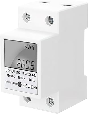 Compteur d'énergie électrique, compteur de kilowatts, compteur d'énergie numérique, testeurs de tension 5-32a