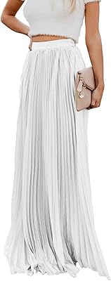 Jupe longue élégante en mousseline de soie taille haute pour femmes, jupe longue plissée. DIAYTAR COTE D'IVOIRE est une boutique en ligne généraliste proposant plus de 300 000 références de produits divers, de la mode à l'électronique en passant par les produits alimentaires. Elle est reconnue pour son large choix et ses prix compétitifs. La boutique est devenue une référence pour les consommateurs ivoiriens.