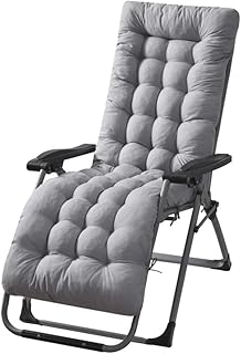 Coussin de chaise longue, luxueux coussin de chaise longue détendu pour l'extérieur (gris)