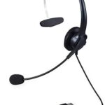 Casque filaire usb simple face qahm avec microphone réglable et contrôle du volume