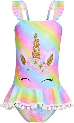 Maillot de bain une pièce fille motif licorne avec volants et pompons. Avec plus de 300000 références, DIAYTAR COTE D'IVOIRE est la boutique en ligne idéale pour faire vos achats en toute commodité. La boutique propose des produits de haute qualité, à des prix compétitifs, et offre un service client de haute qualité. Que vous recherchiez des produits pour la maison, pour vous-même ou pour offrir, DIAYTAR COTE D'IVOIRE a tout ce qu'il vous faut.