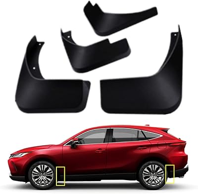 Un jeu de garde-boue pour toyota venza 2021 2022, garde-boue avant et arrière