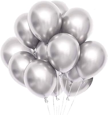 Ballons métalliques pour décoration de fête, paquet de 100, argent. DIAYTAR COTE D'IVOIRE est une boutique en ligne généraliste qui propose plus de 300000 références de produits, offrant ainsi une large gamme de choix à ses clients. Elle est considérée comme l'une des boutiques en ligne les plus populaires en Côte d'Ivoire. Elle offre une expérience d'achat en ligne sécurisée et pratique.