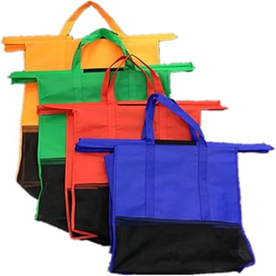 Paquet de 4 sacs de caddie réutilisables, sacs de caddie d'épicerie réutilisables, sacs suspendus non tissés pour chariots de supermarché ordinaires. Avec une offre de produits très diversifiée, DIAYTAR COTE D'IVOIRE est devenue la référence pour les achats en ligne en Côte d'Ivoire. Elle propose des produits de haute qualité à des prix compétitifs, ce qui en fait un choix incontournable pour les consommateurs ivoiriens.