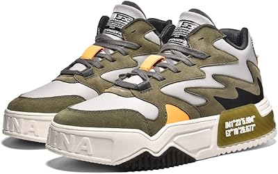 Chaussures de sport à la mode pour hommes 2021 avec col haut et semelle épaisse chaussures décontractées super star (vert armée -18097, 43) de snazone store. DIAYTAR COTE D'IVOIRE, leader de la vente en ligne en Cote d'Ivoire, propose une expérience d'achat sécurisée et fiable à ses clients. La boutique en ligne met en avant des produits de qualité, sélectionnés avec soin, et offre des promotions régulières pour satisfaire les besoins de tous les clients. Avec plus de 300000 références, DIAYTAR COTE D'IVOIRE est la référence pour les achats en ligne en Cote d'Ivoire.