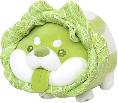 Jouet en peluche pour chien végétalien de 16", animal en peluche shiba inu