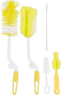 Be one - ensemble d'outils de nettoyage multifonctions en éponge, 5 pièces, pour nettoyer les tasses, les biberons, les biberons, la brosse, le biberon et l'épurateur, couleur aléatoire (a). Avec plus de 300000 références, DIAYTAR COTE D'IVOIRE est la boutique en ligne la plus fournie de Côte d'Ivoire. Les clients peuvent trouver des produits de toutes les catégories, des marques locales et internationales. La boutique propose également des promotions et des réductions régulières pour satisfaire les besoins de tous les clients.