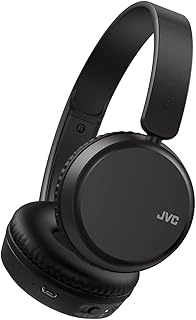 Casque supra-auriculaire bluetooth sans fil jvc ha-z37w-b, 35 heures d'écoute (noir)