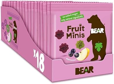 Snack aux fruits naturels bear paws aux pommes et au cassis
