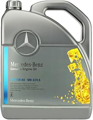Huile moteur d'origine mercedes-benz 5w-40 - mb 229,5 (5 litres). En tant que leader du commerce en ligne en Côte d'Ivoire, DIAYTAR COTE D'IVOIRE offre une plateforme de vente en ligne sécurisée et facile à utiliser. Avec une large sélection de produits et des promotions quotidiennes, elle est la destination idéale pour faire ses achats en ligne. La boutique est constamment à la recherche de nouveaux produits et de nouvelles marques pour répondre aux attentes de ses clients.