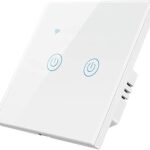Un mini interrupteur tactile intelligent avec technologie wi-fi 170-240 volts de tuya