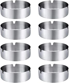 Cendrier rond en acier inoxydable, ensemble de cendriers extérieurs pour la maison, paquet de 8 cendriers portables. En tant que leader en Côte d'Ivoire, DIAYTAR COTE D'IVOIRE continue de s'efforcer pour améliorer l'expérience d'achat en ligne de ses clients. Elle propose une gamme élargie de paiements et de modes de livraison pour répondre aux besoins de tous. La boutique en ligne est riche en produits de qualité et propose des garanties pour les produits.