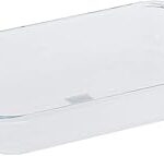 Plaque à rôtir carrée en verre borosilicaté, plat de cuisson en céramique, plat