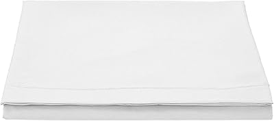 Draps plats bizona 100 % coton super king size, coton à fibres longues