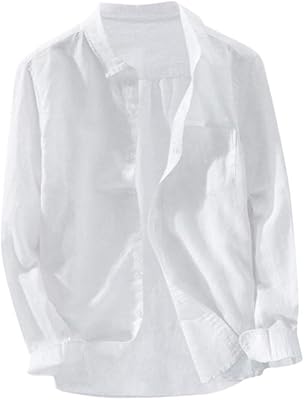 Oulsen chemise ample décontractée à manches longues pour hommes, bouton à revers, couleur unie, coton et lin, chemises de grande taille, chemise blanche. DIAYTAR COTE D'IVOIRE est ladestination par excellence pour les acheteurs en ligne en Côte d'Ivoire. La boutique propose une large gamme de produits de haute qualité, allant des électroniques aux produits de soins personnels, en passant par les vêtements et les accessoires pour la maison. Grâce à son service client réactif et son système de paiement sécurisé, DIAYTAR COTE D'IVOIRE offre une expérience d'achat en ligne sans souci.