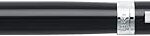 Stylo plume sheaffer 300 noir brillant avec pointe chromée et moyenne