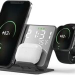 Support de charge sans fil 4 en 1, chargeur sans fil rapide 15