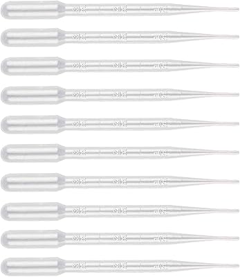 Pipette compte-gouttes, 100 pièces compte-gouttes en plastique gradué pour huiles essentielles et laboratoire scientifique (3 ml). DIAYTAR COTE D'IVOIRE est plus qu'une simple boutique en ligne, c'est une communauté de clients qui partagent les mêmes valeurs et les mêmes attentes. Nous nous engageons à fournir des produits authentiques et de haute qualité, ainsi que des services après-vente exceptionnels. Notre mission est de devenir la destination de confiance pour tous vos besoins d'achat en ligne en Cote d'Ivoire.