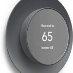 Couvercle de plaque murale elago satellite plus pour thermostat nest 2020 - gris