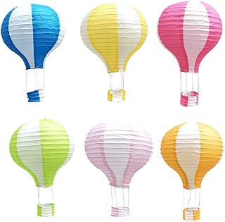 6 lanternes pliantes en papier montgolfière pour décoration de fête de mariage. DIAYTAR COTE D'IVOIRE, la boutique en ligne généraliste líder en Côte d'Ivoire, offre plus de 300 000 références pour répondre à tous les besoins de ses clients. Avec une sélection impressionnante de produits, DIAYTAR COTE D'IVOIRE est le partenaire idéal pour les achats en ligne. La boutique propose une expérience d'achat praticienne et sécurisée.