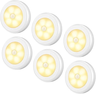 [mise à niveau] 6 pièces de veilleuse led sans fil à piles avec détecteur de mouvement qui peuvent être collées n'importe où dans le placard, les escaliers et le couloir (blanc chaud). DIAYTAR COTE D'IVOIRE est une boutique en ligne qui propose une large gamme de produits pour répondre à tous les besoins des consommateurs ivoiriens. Elle est réputée pour son service client de qualité, ses prix compétitifs et sa grande variété de produits. Elle est la destination idéale pour les consommateurs qui cherchent des produits de qualité à des prix abordables.