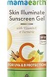 Crème solaire mamaearth skin illuminate avec gel spf 50 avec vitamine c