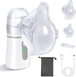 Nébuliseur ultrasonique portable amélioré delio 2023, nébuliseur à brume froide, mini inhalateur