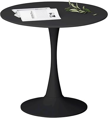 Table de salle à manger ronde moderne linstock, 31,5 pouces, design moderne du